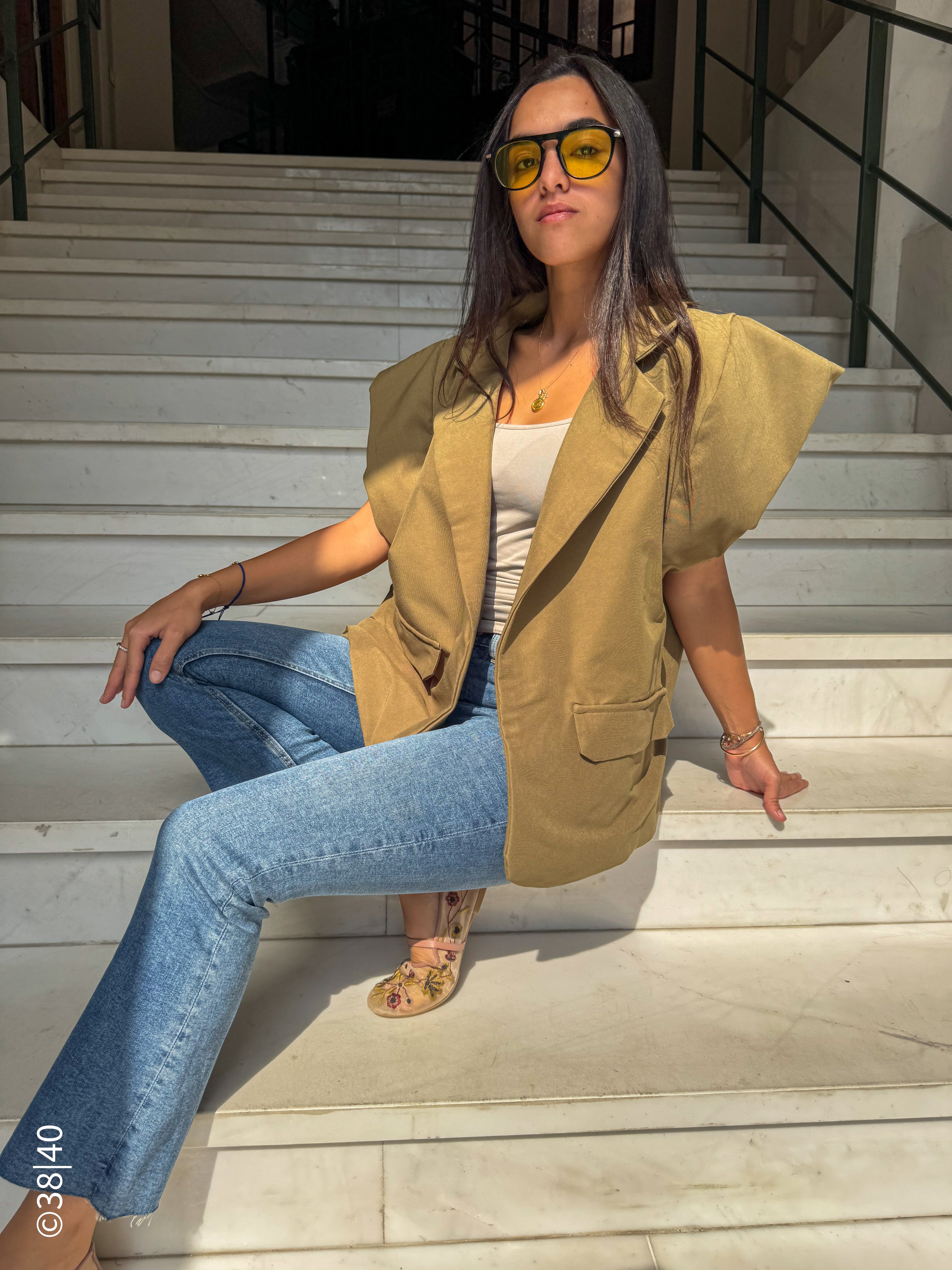 The Bold Shoulder Vest