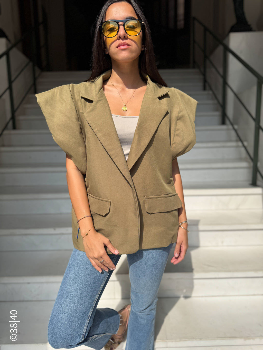 The Bold Shoulder Vest