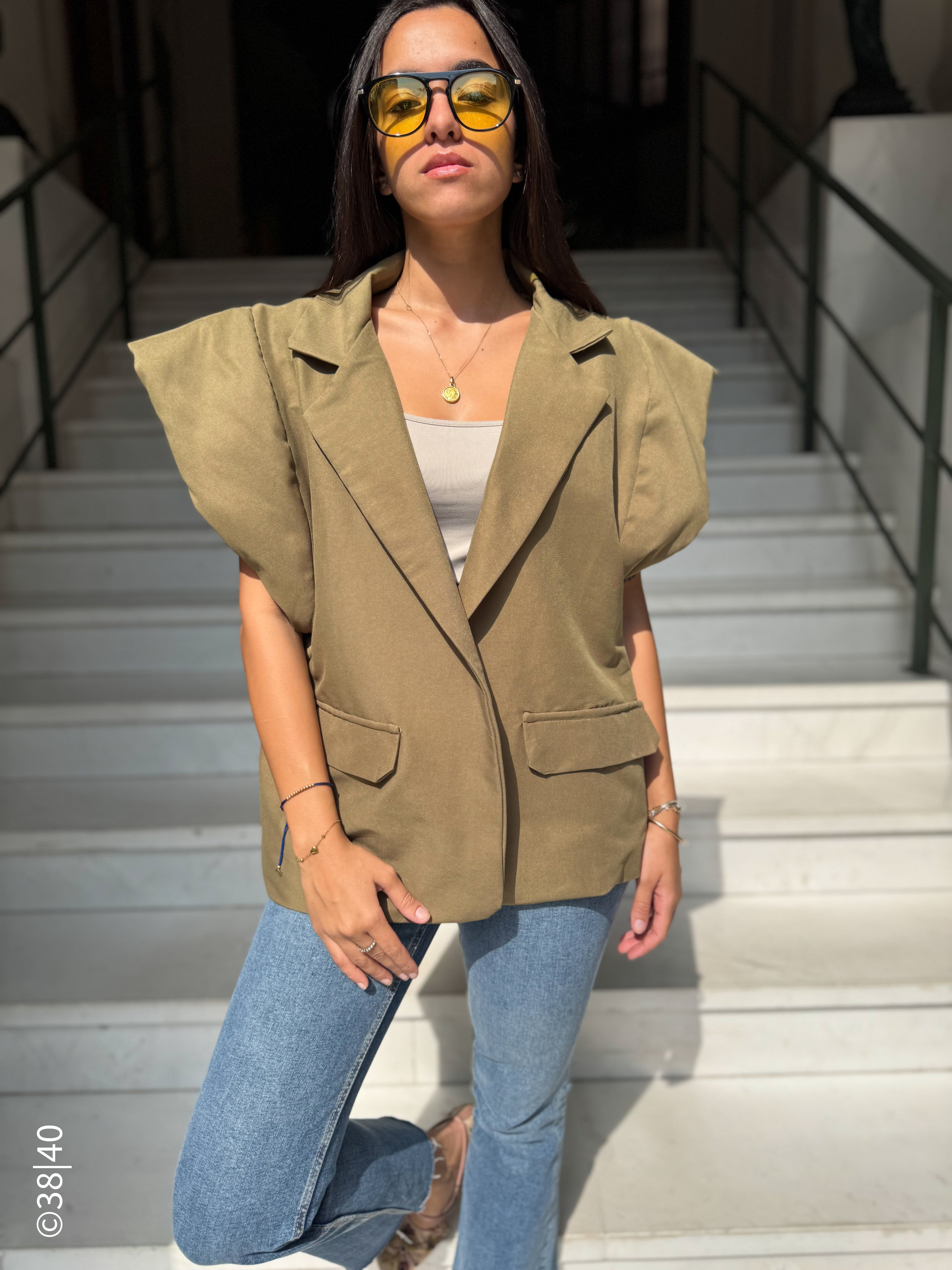 The Bold Shoulder Vest