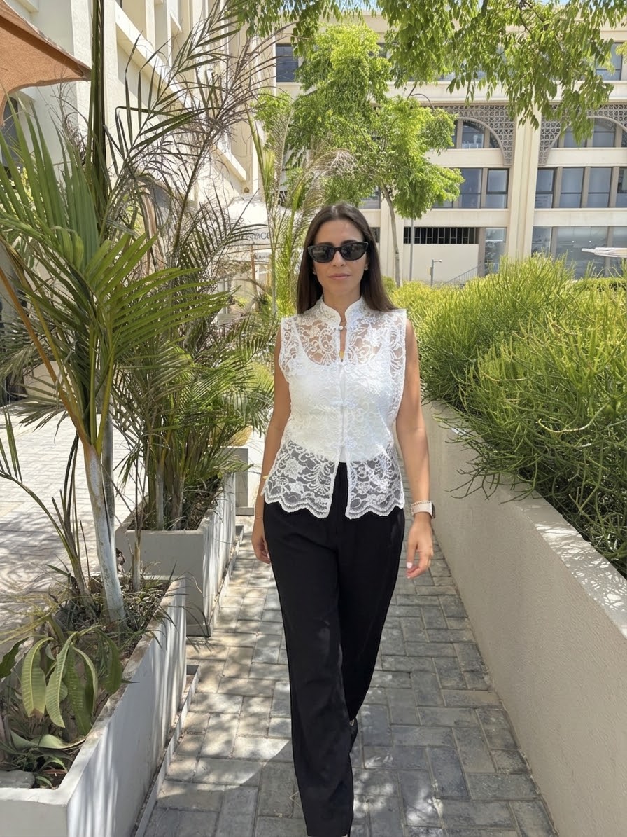 The Lace Statement Blouse