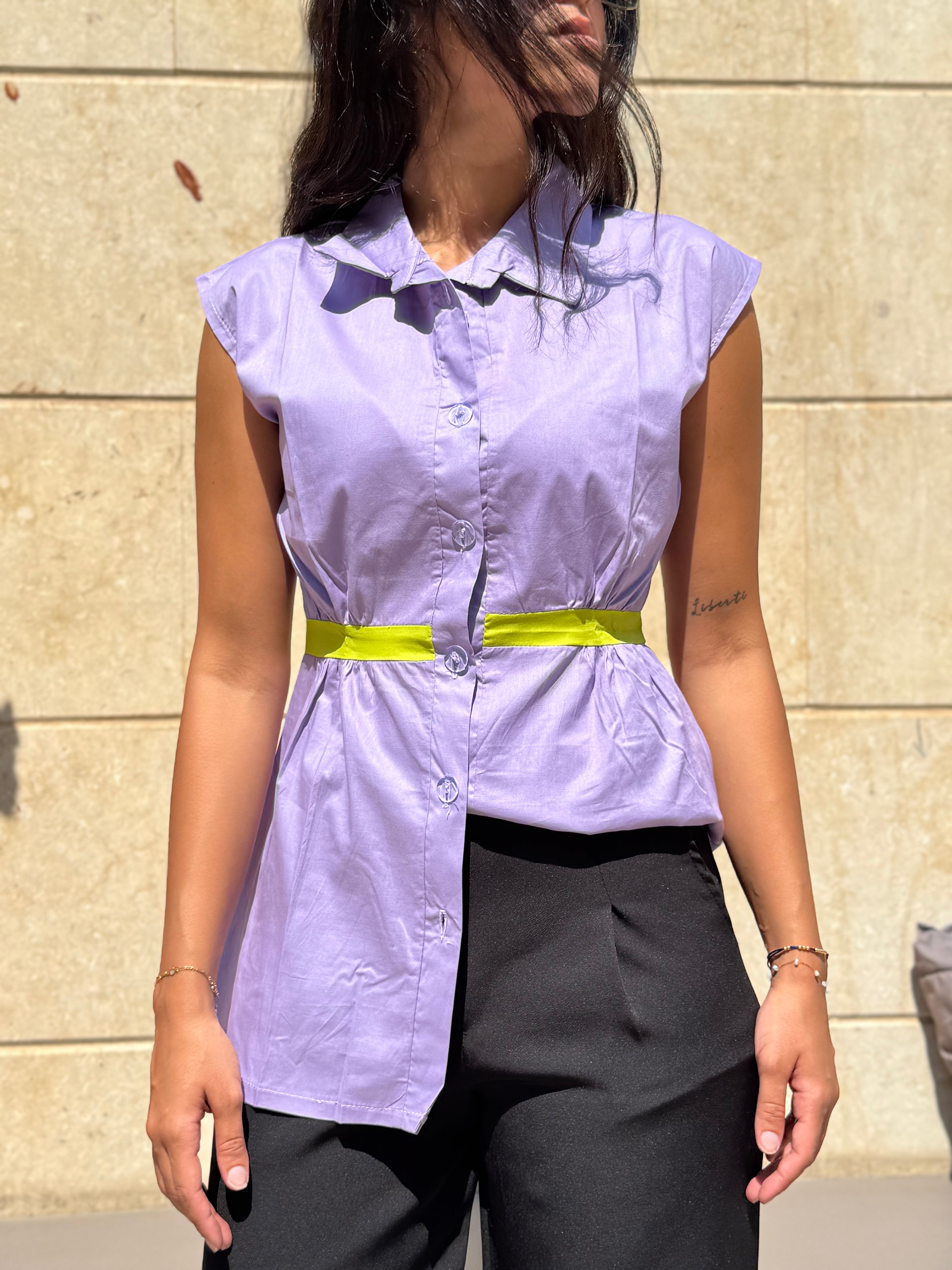Midtown Puff shirt - Purple