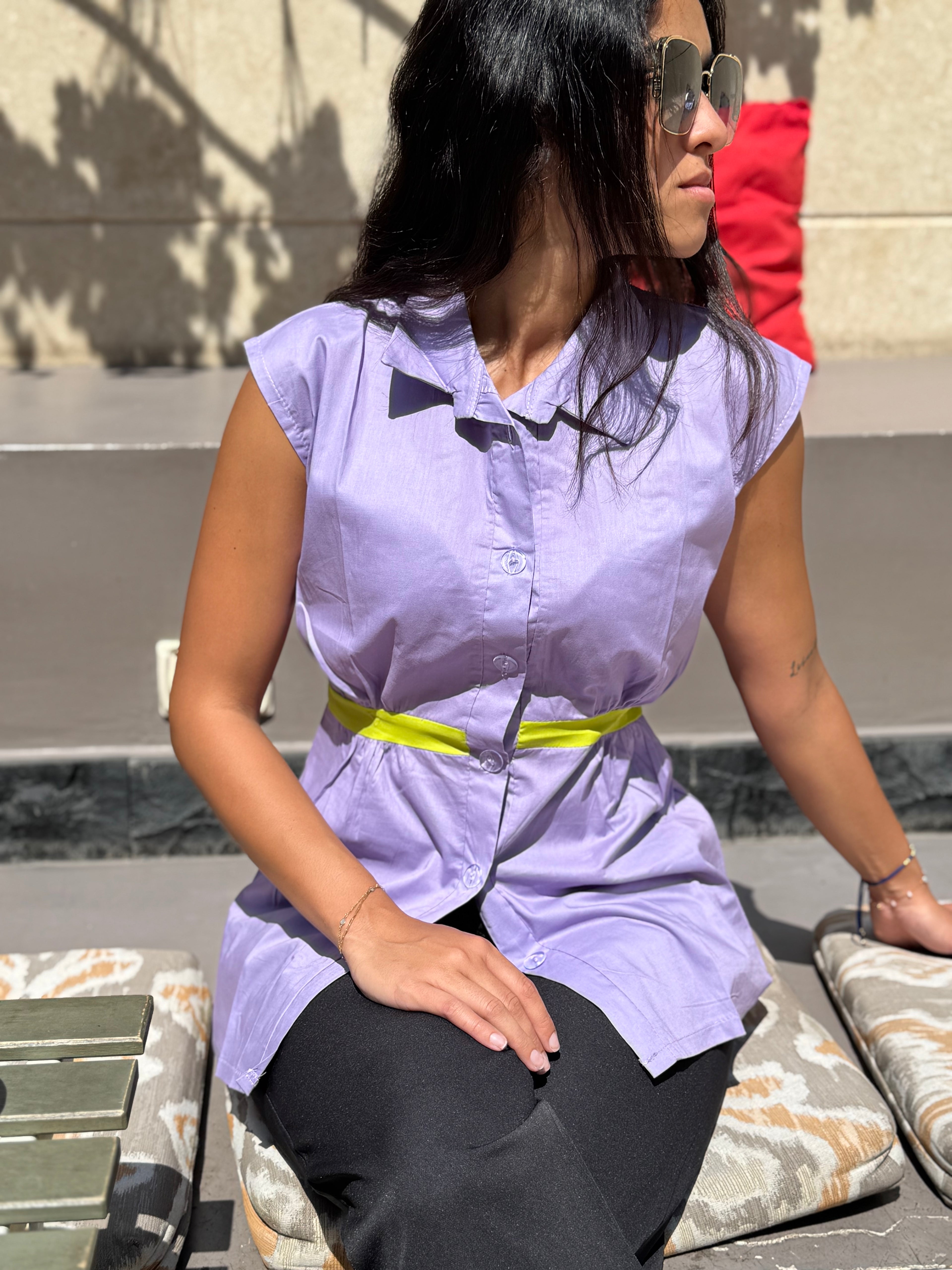 Midtown Puff shirt - Purple