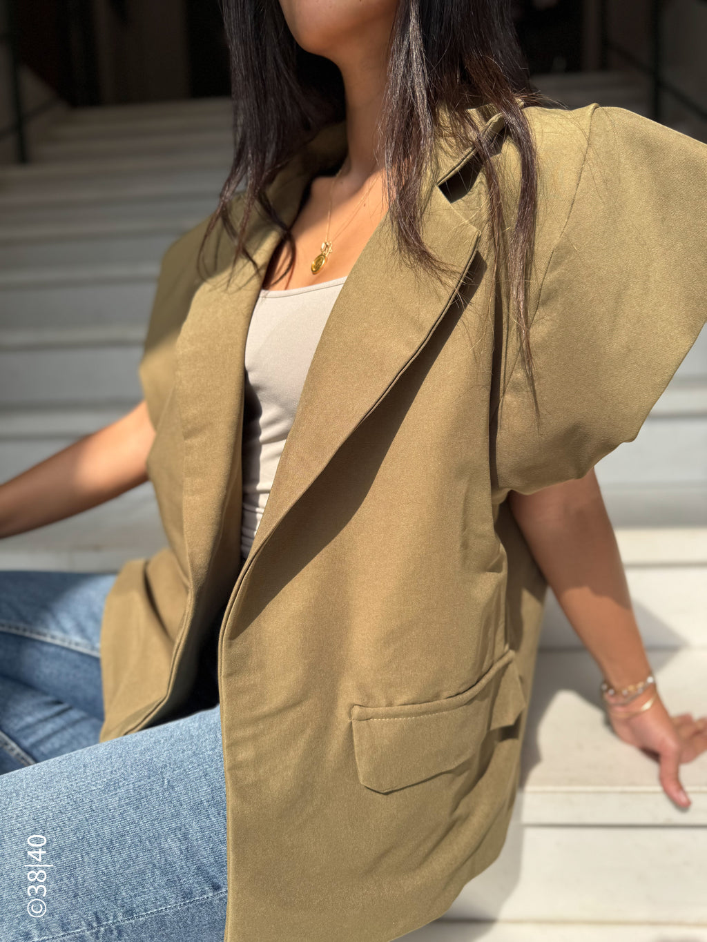 The Bold Shoulder Vest