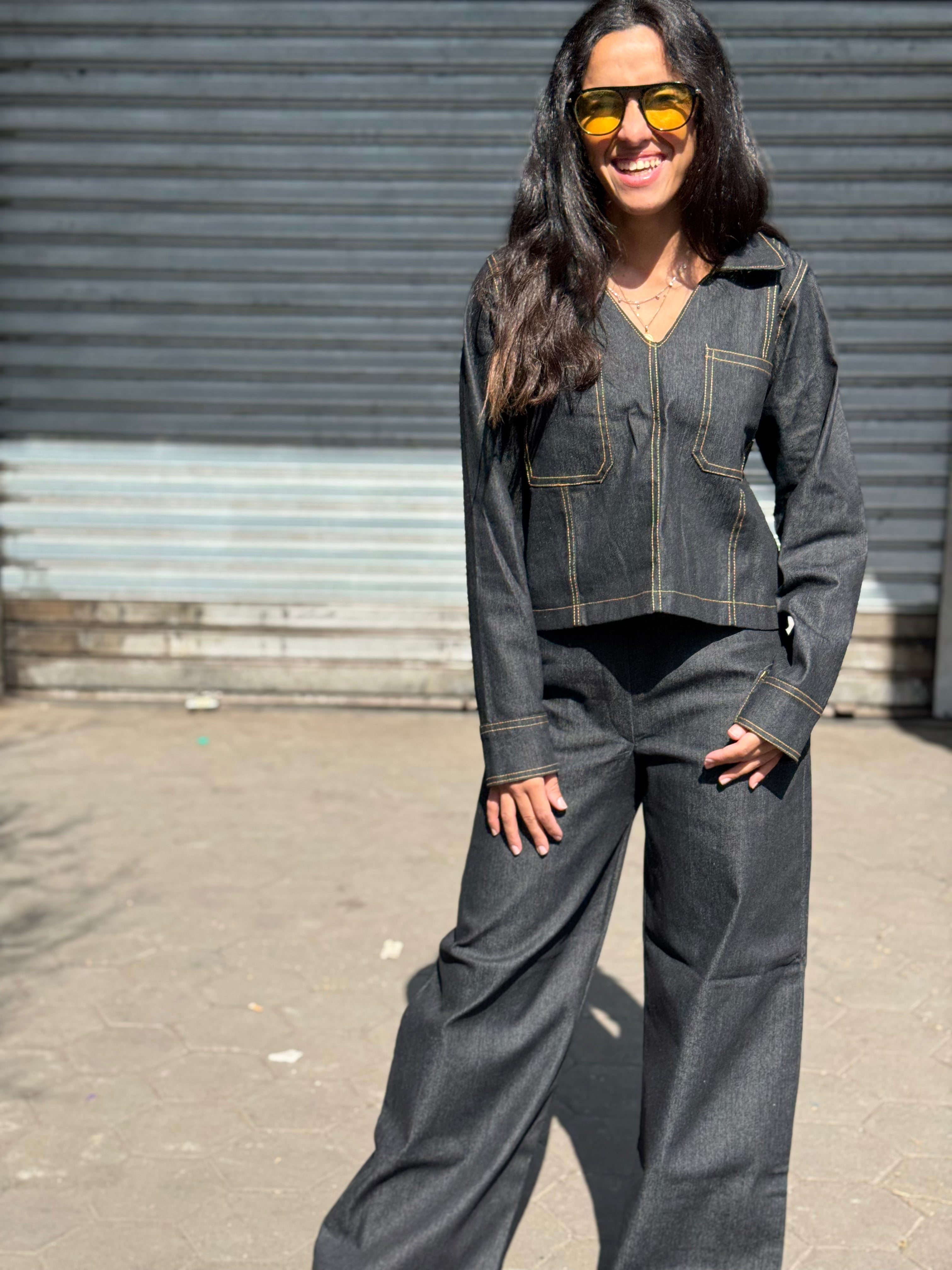 All Denim Pants