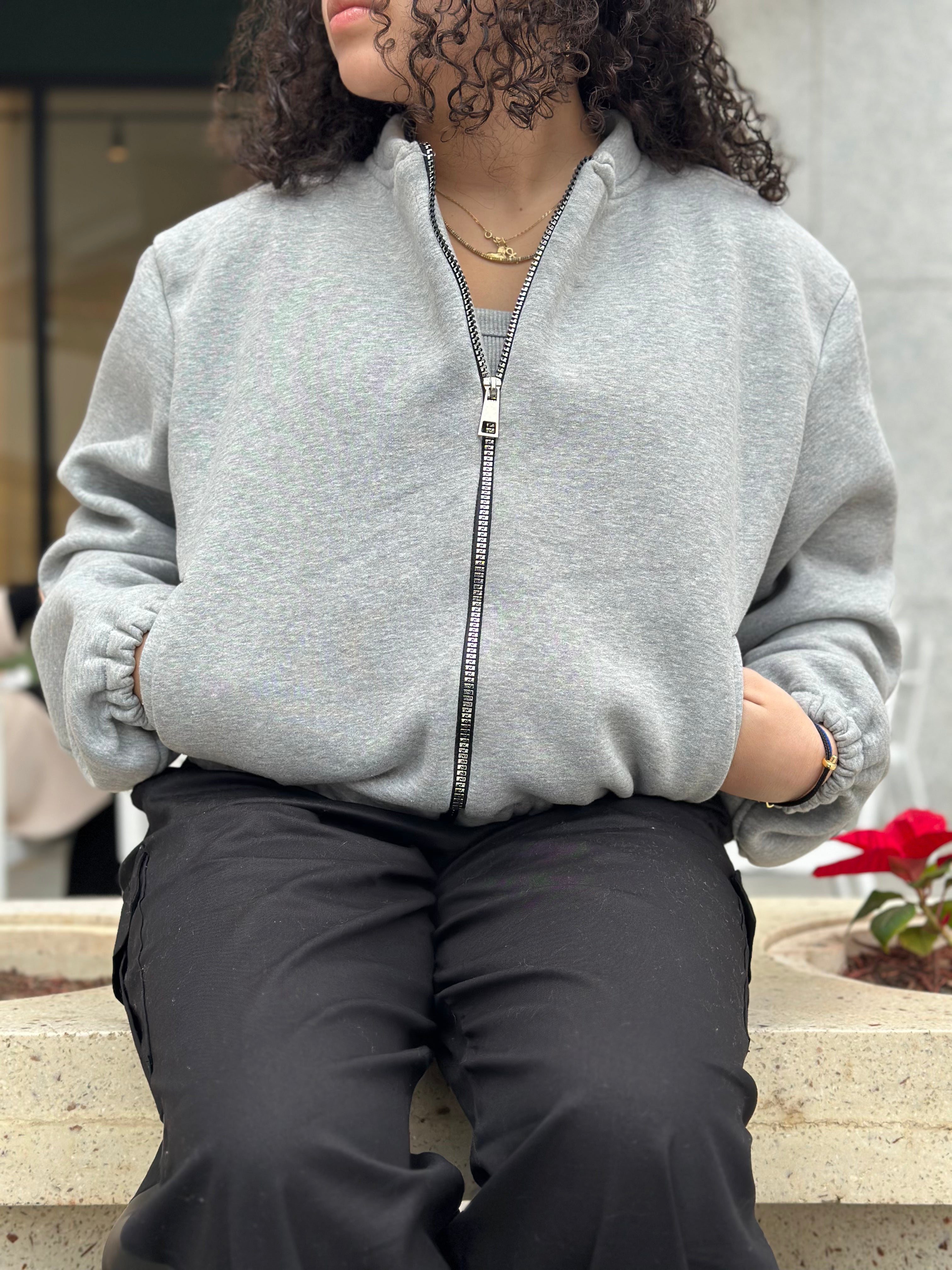 Bomber Jacket - Gray