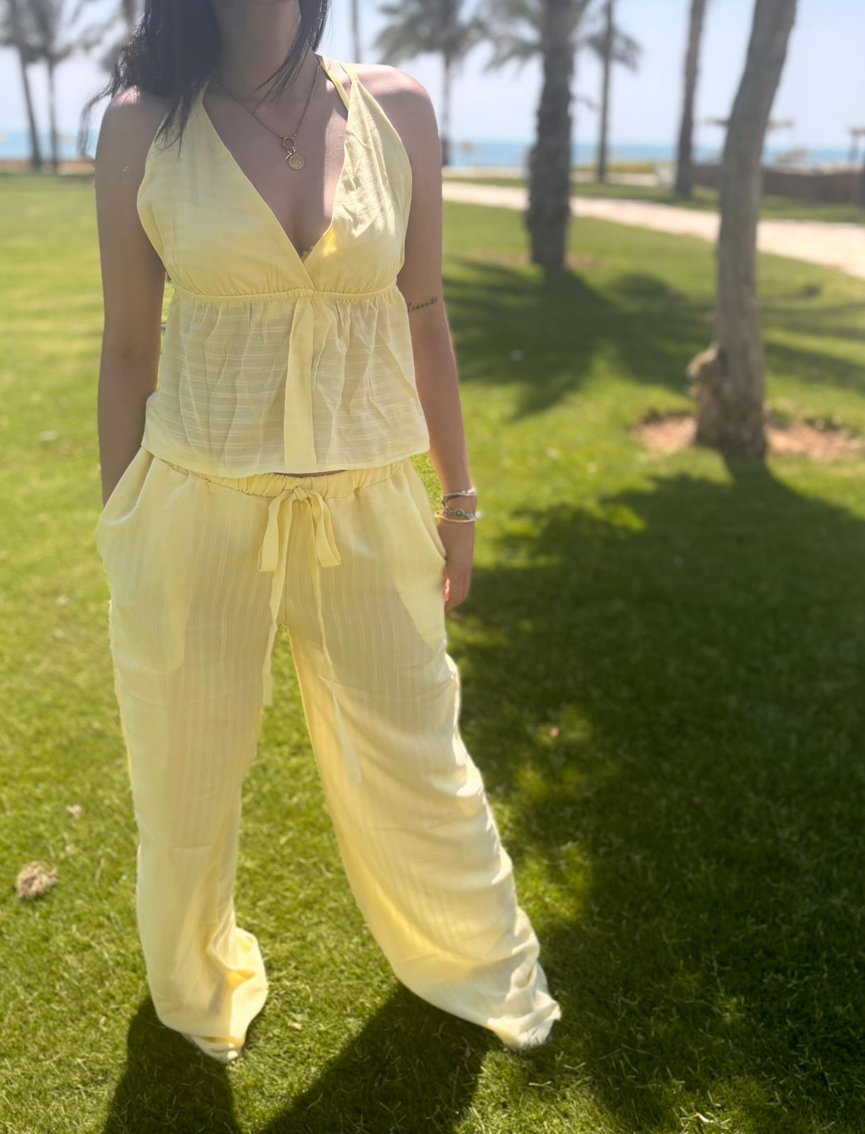 Lightweight Linen -blend Pants 💜🌼